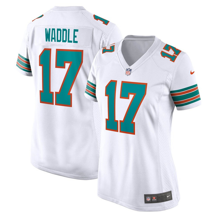 Women's Miami Dolphins Jaylen Waddle Nike White Game Jersey