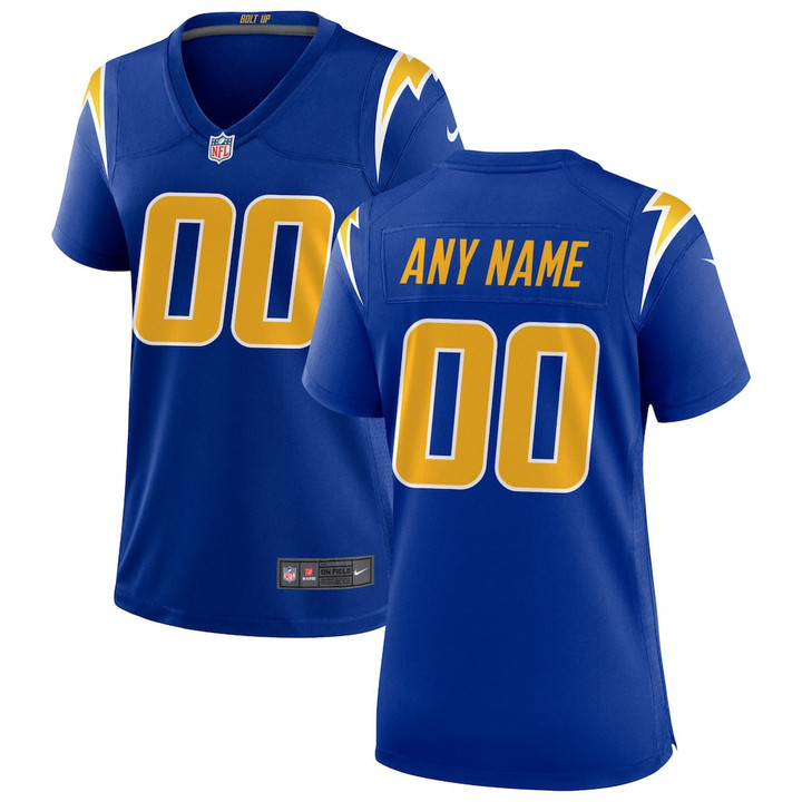 Women's Los Angeles Chargers Nike Royal Alternate Custom Game Jersey