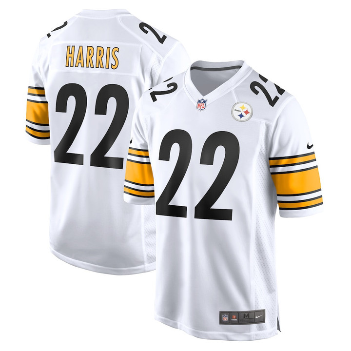 Men's Pittsburgh Steelers Najee Harris Nike White Game Jersey