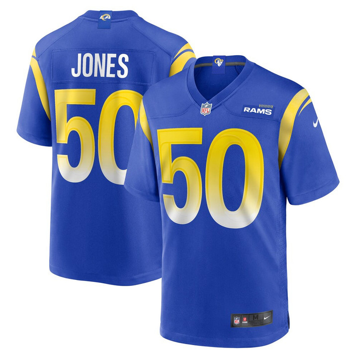 Men's Los Angeles Rams Ernest Jones Nike Royal Game Player Jersey