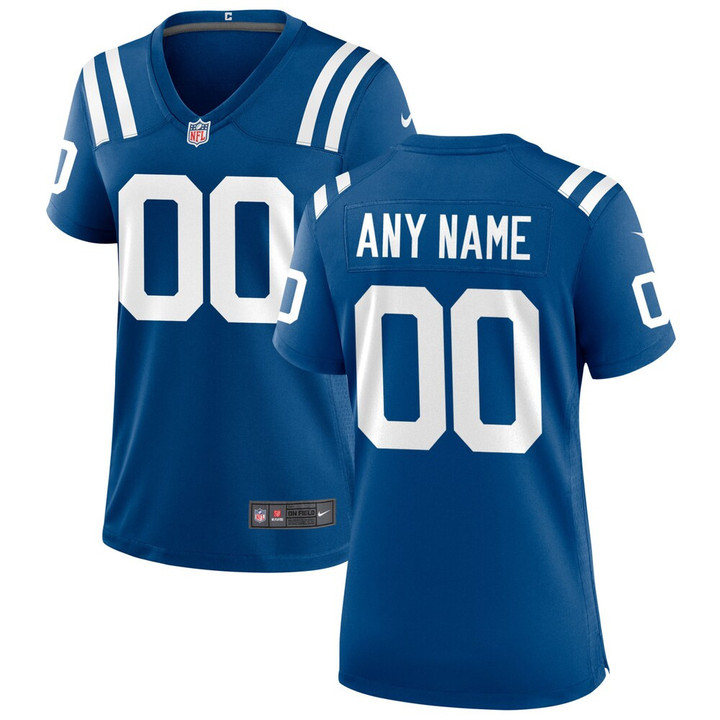 Women's Nike Indianapolis Colts Royal Custom Game Jersey