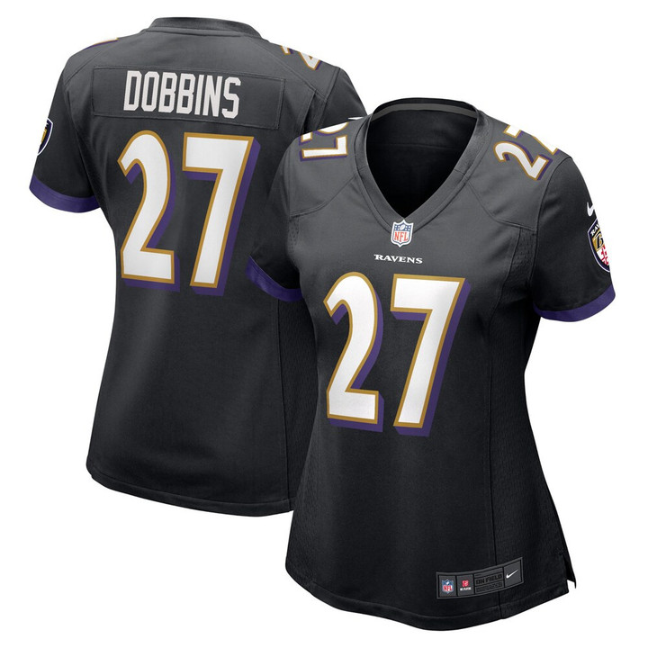 Women's Baltimore Ravens J.K. Dobbins Nike Black Game Jersey