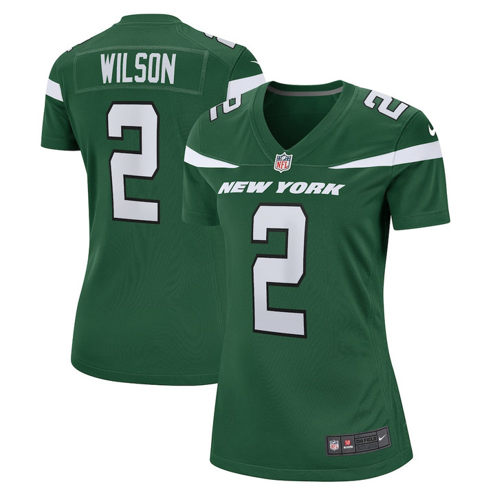 Women's New York Jets Zach Wilson Nike Gotham Green 2021 NFL Draft First Round Pick Game Jersey