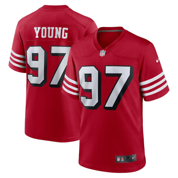 Men's San Francisco 49ers Bryant Young Nike Scarlet Retired Alternate Game Jersey