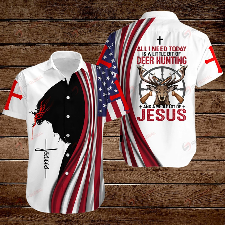   All I need today is a little bit of Deer Hunting and a whole lot of Jesus ALL OVER PRINTED SHIRTS hoodie 3d 0818890