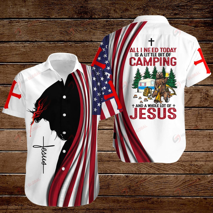   All I need today is a little bit of Camping and a whole lot of Jesus ALL OVER PRINTED SHIRTS hoodie 3d 0818888
