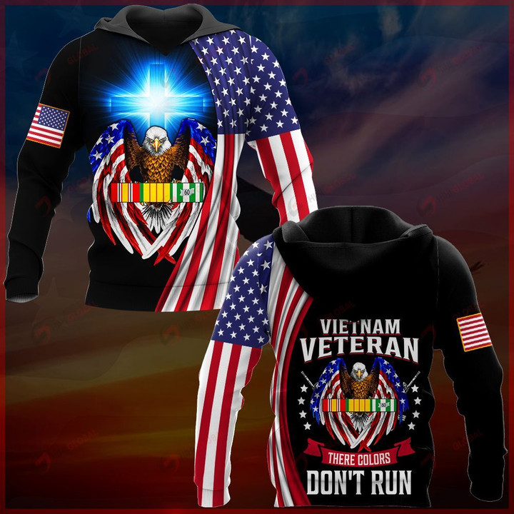 Vietnam veteran These colors Don't run ALL OVER PRINTED SHIRTS