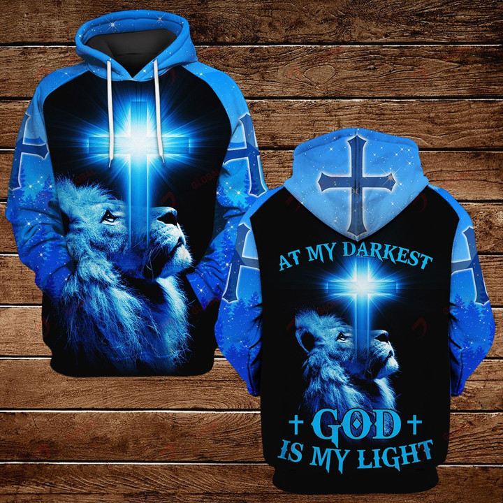 At my darkest God is my light ALL OVER PRINTED SHIRTS