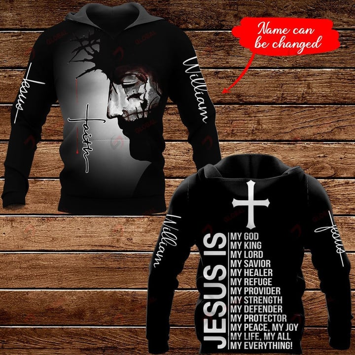Jesus is my everything Personalized name ALL OVER PRINTED SHIRTS 1022206