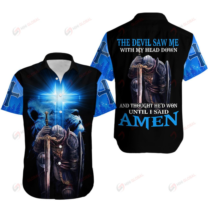 The Devil saw me with my Head down ALL OVER PRINTED SHIRTS