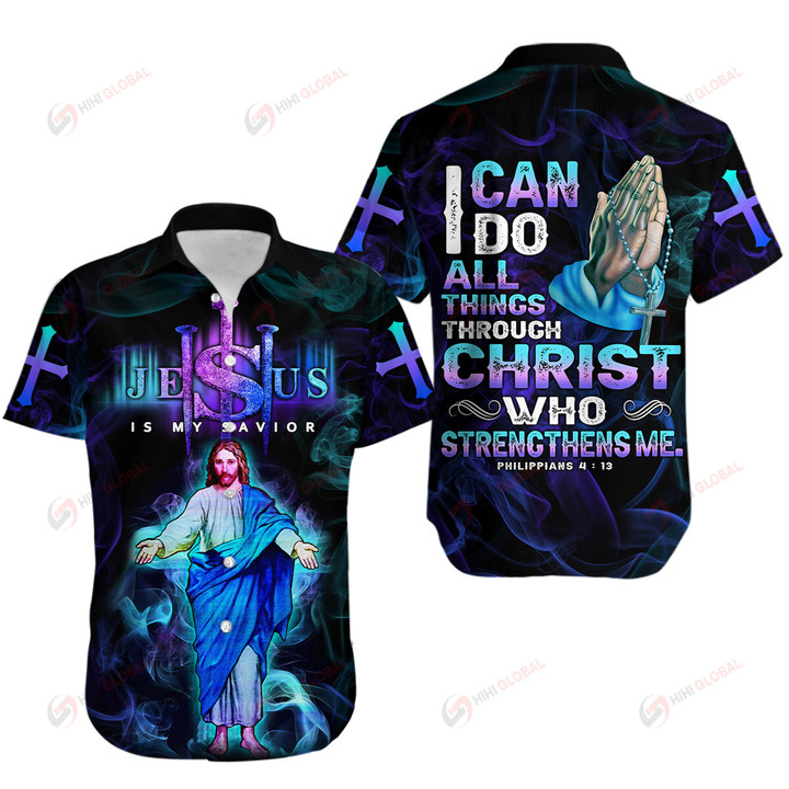 I can do all things through Christ who strengthens me Christian Jesus God  ALL OVER PRINTED SHIRTS
