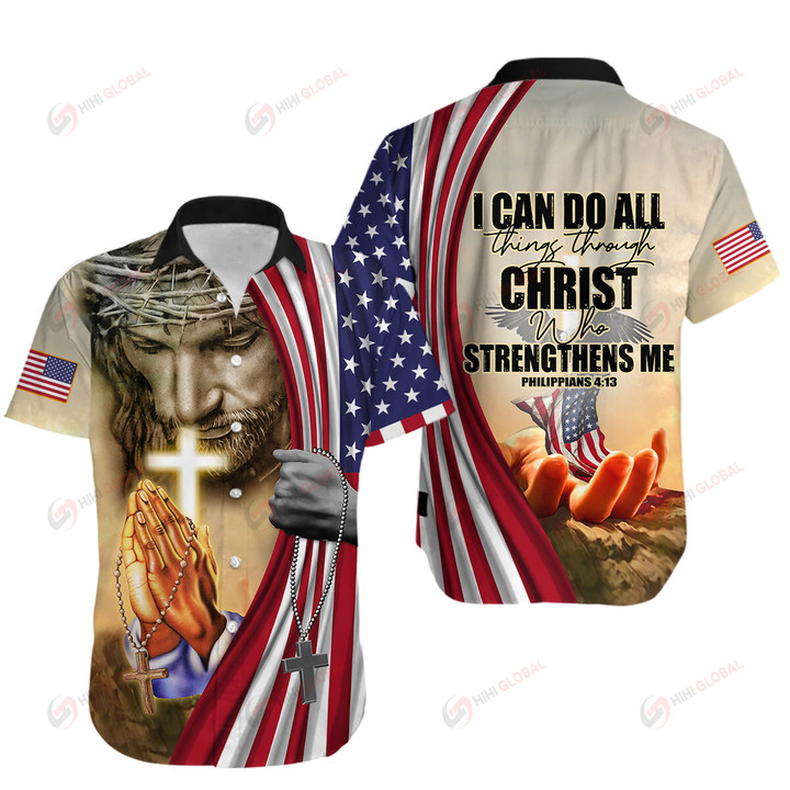 I can do all things through Christ who strengthens me Christian God Jesus ALL OVER PRINTED SHIRTS