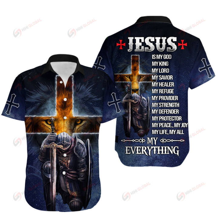 Jesus is My Eveything Christian God Jesus ALL OVER PRINTED SHIRTS