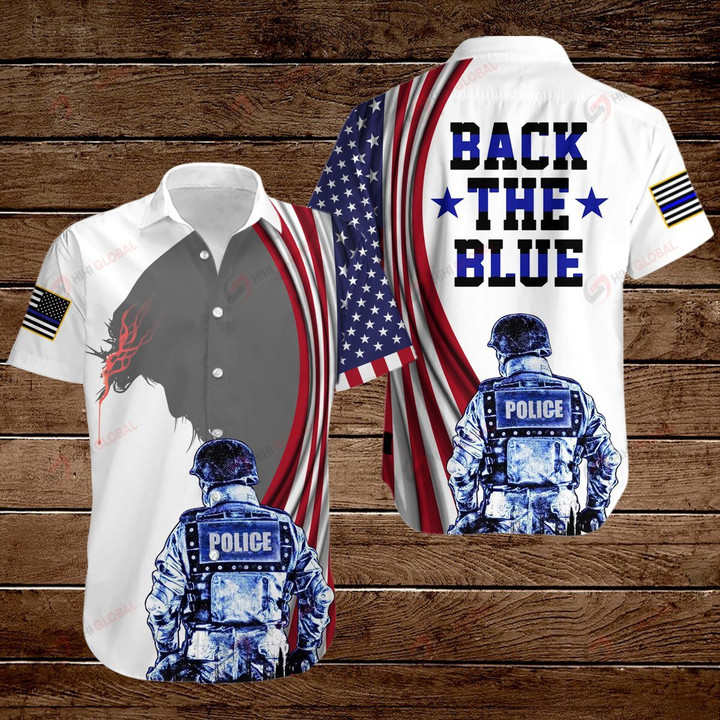 U.S. Police Officer Back the blue ALL OVER PRINTED SHIRTS hoodie 3d 0715666