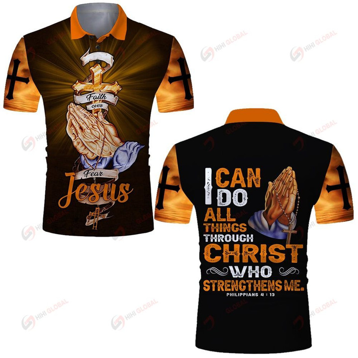 I can do all things through Christ who strengthens me Jesus Christian ALL OVER PRINTED SHIRTS DH071501