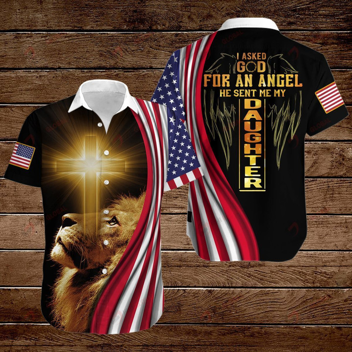 I asked God for an angel He sent me my Daughter ALL OVER PRINTED SHIRTS hoodie 3d 0721666