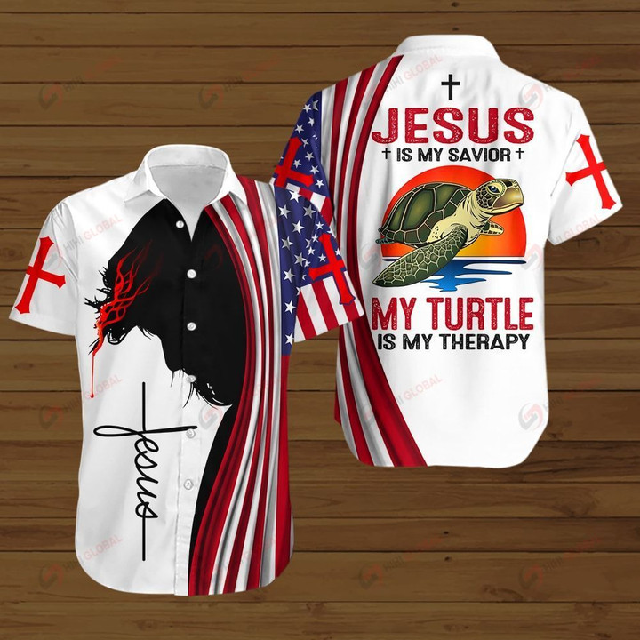 Jesus is my savior my Turtle is my therapy ALL OVER PRINTED SHIRTS hoodie 3d 0820674