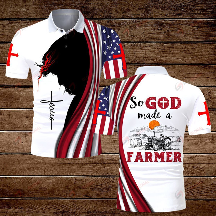 Farmer so God made a Farmer ALL OVER PRINTED SHIRTS hoodie 3d 0813892