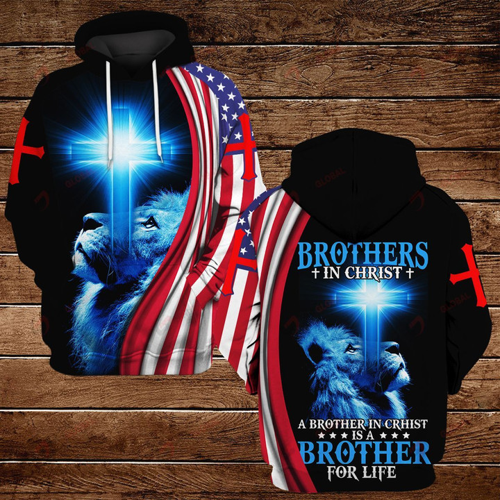 Brothers in Christ a brother in Chirst is a brother for life ALL OVER PRINTED SHIRTS DH092802