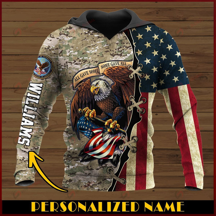 All gave some some gave all Personalized name ALL OVER PRINTED SHIRTS DH102001