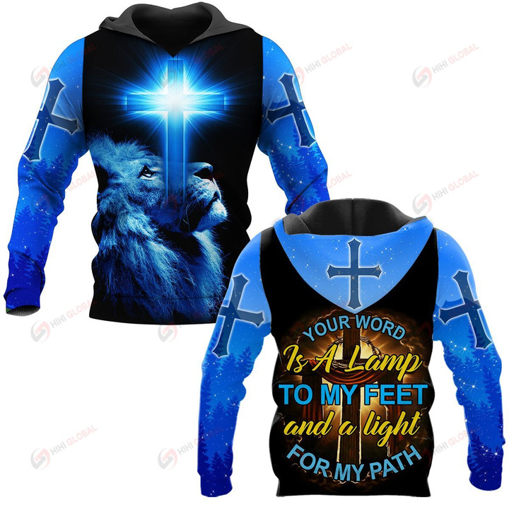 Your word is a lamp to my feet and a light for my path ALL OVER PRINTED SHIRTS 10212001
