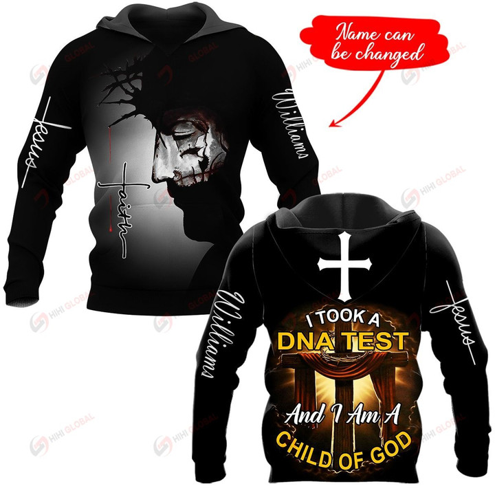 I took a DNA test and I am a child of God Personalized name ALL OVER PRINTED SHIRTS 22102006