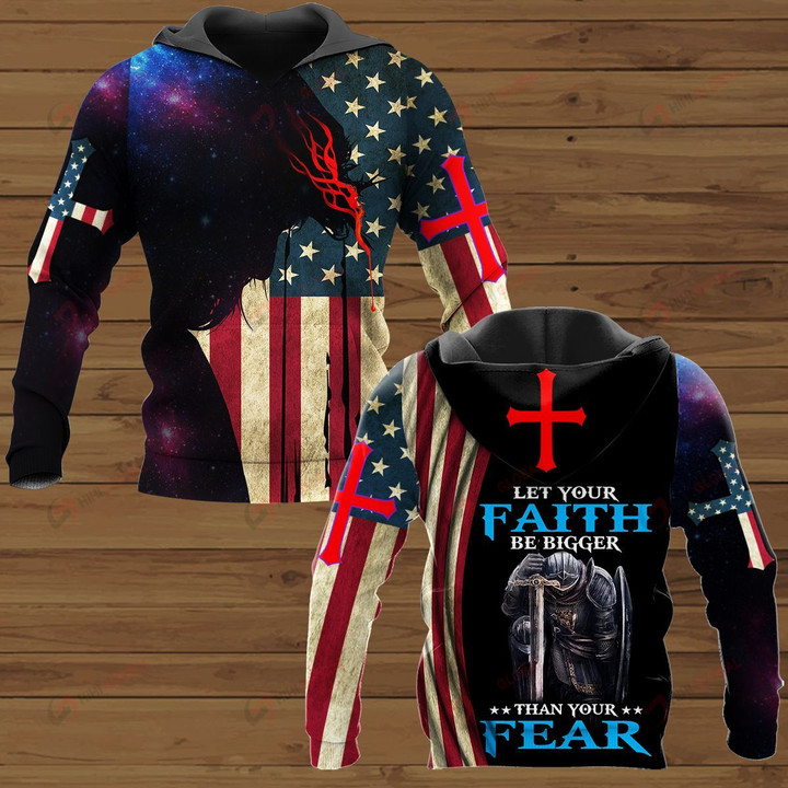 Let Your Faith Be Bigger Than Your Fear ALL OVER PRINTED SHIRTS