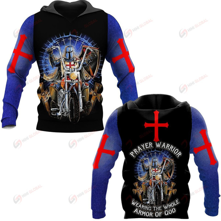 Prayer Warrior Wearing The Whole Armor Of God ALL OVER PRINTED SHIRTS