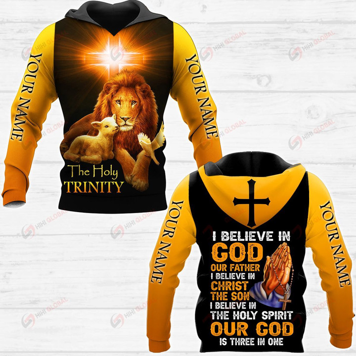 I Believe In God Out Father I Believe In Christ The Son I Believe In The Holy Spirit Our God Is Three In One ALL OVER PRINTED SHIRTS