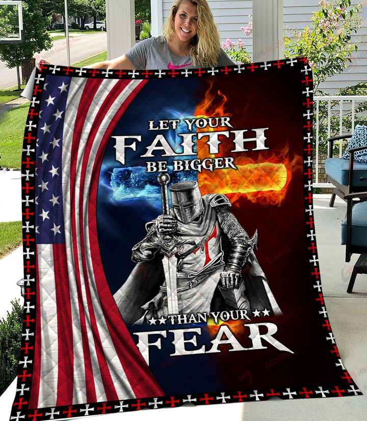 Let Your Faith Be Bigger Than Your Fear 6:10-18  ALL OVER PRINTED Blanket