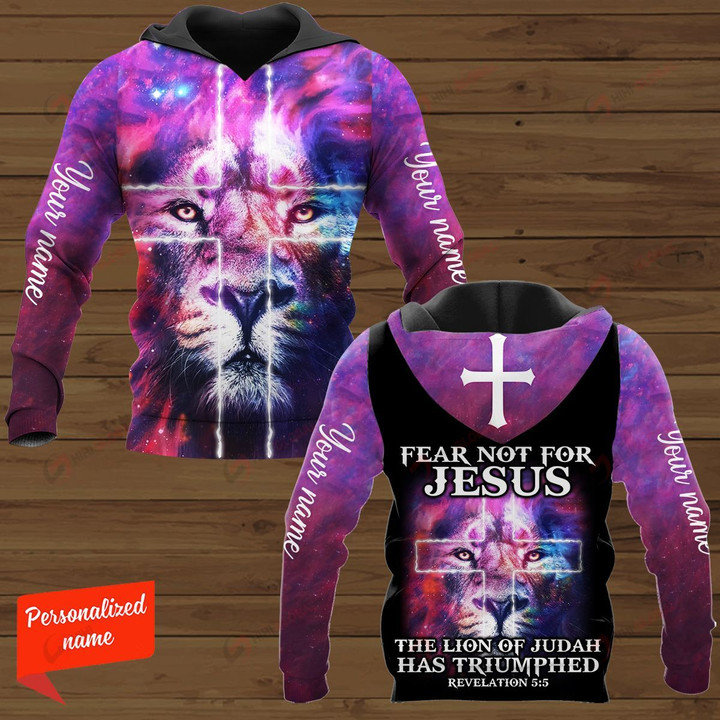 Fear Not For Jesus The Lion Of Judah Has Triumphed Revelation 5:5 Personalized ALL OVER PRINTED SHIRTS