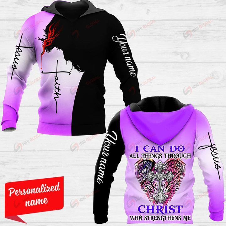 I Can Do All Things Through Christ Who Strengthens Me Personalized ALL OVER PRINTED SHIRTS