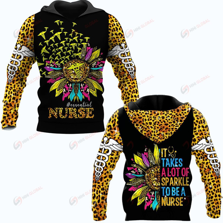 It Takes A Lot Of Sparkle To Be A Nurse ALL OVER PRINTED SHIRTS