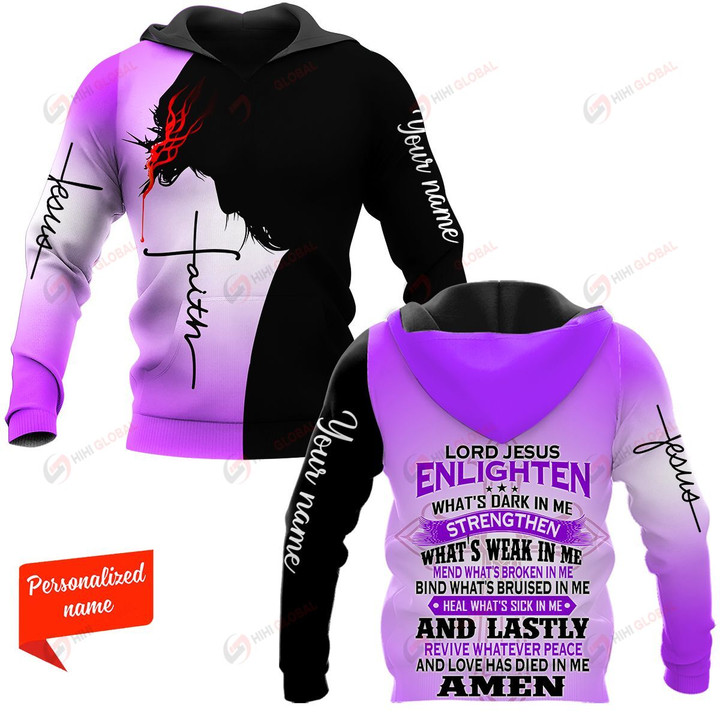 Lord Jesus Enlighten What's Dark In Me Strengthen Personalized ALL OVER PRINTED SHIRTS