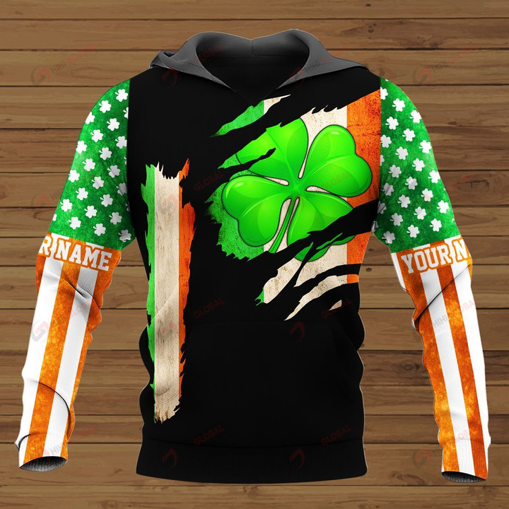 Shamrock Patrick's Day Personalized ALL OVER PRINTED SHIRTS