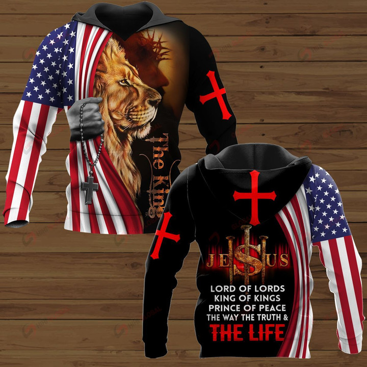 Jesus Lord Of Lords King Of Kings The Way The Truth & The Life ALL OVER PRINTED SHIRTS
