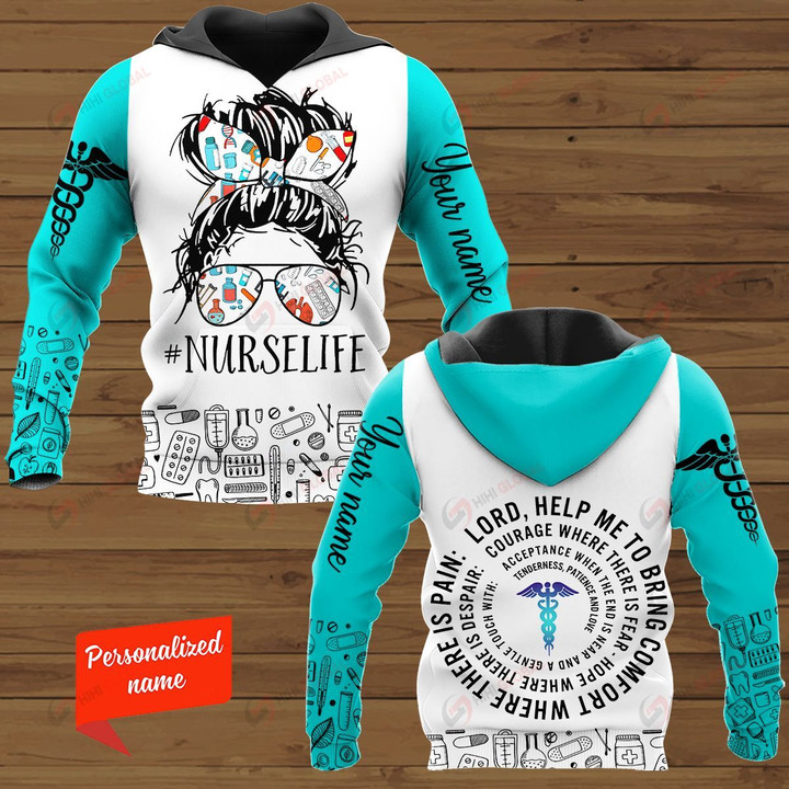 Lord, Help Me To Bring Comfort Where There Is Pain Nurse Nursing Personalized ALL OVER PRINTED SHIRTS