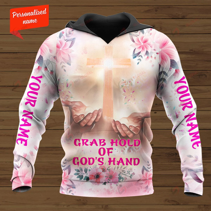 Grab Hold of God's Hand Personalized ALL OVER PRINTED SHIRTS