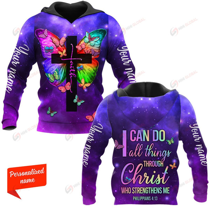 I Can Do All Things Through Christ Who Strengthens Me Personalized ALL OVER PRINTED SHIRTS