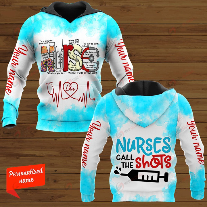 Nurse Call The Short Nurse Personalized ALL OVER PRINTED SHIRTS