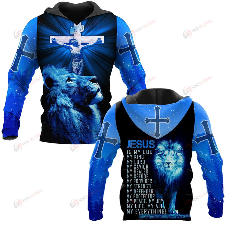 Jesus Is My God My King My Lord My Savior My Everything! ALL OVER PRINTED SHIRTS