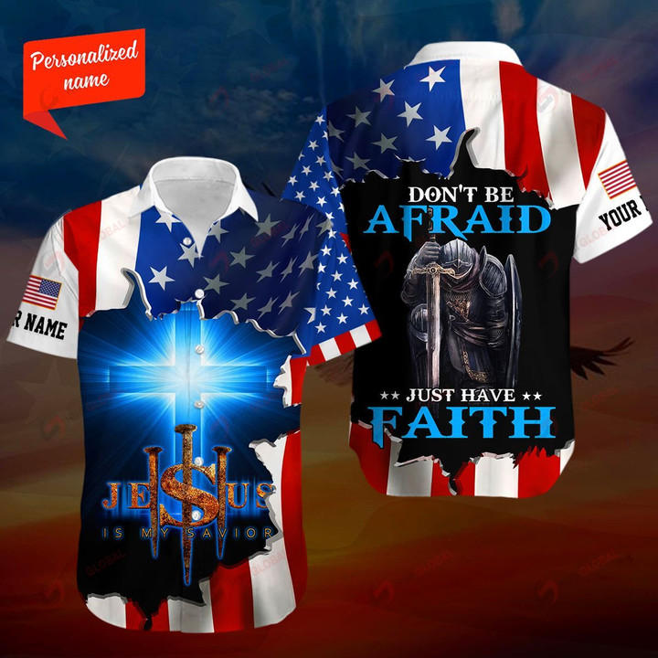 Don't be afraid Just have faith Personalized ALL OVER PRINTED SHIRTS