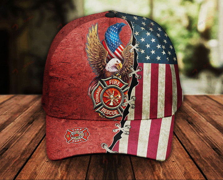 Firefighter Classic 3d Cap ALL OVER PRINTED
