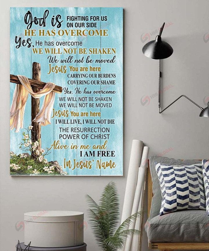 In Jesus' Name Christ God 3d Poster ALL OVER PRINTED
