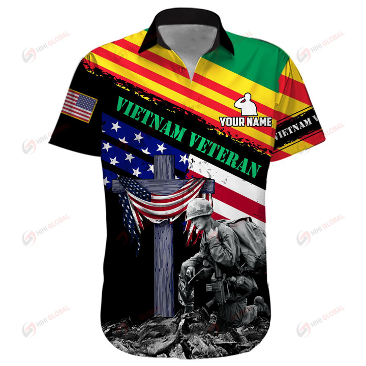 VietNam Veteran Personalized ALL OVER PRINTED SHIRTS