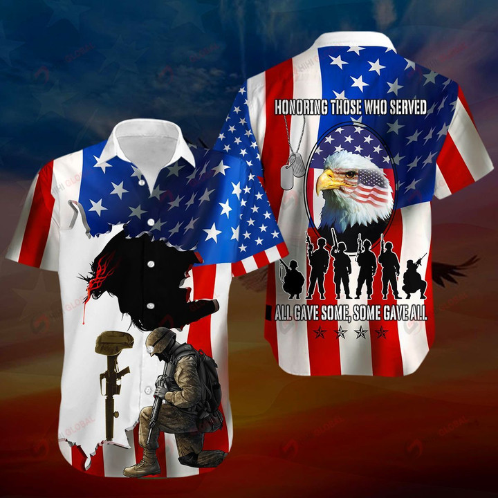 Honoring Those Who Served All Gave Some Some Gave All ALL OVER PRINTED SHIRTS