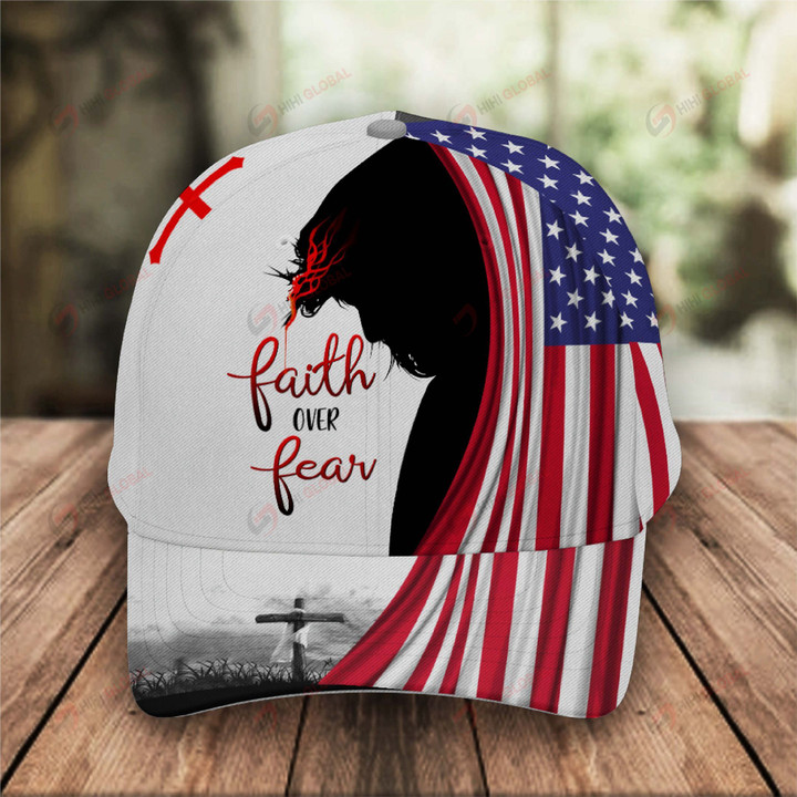 Faith Over Fear Classic 3d Cap ALL OVER PRINTED