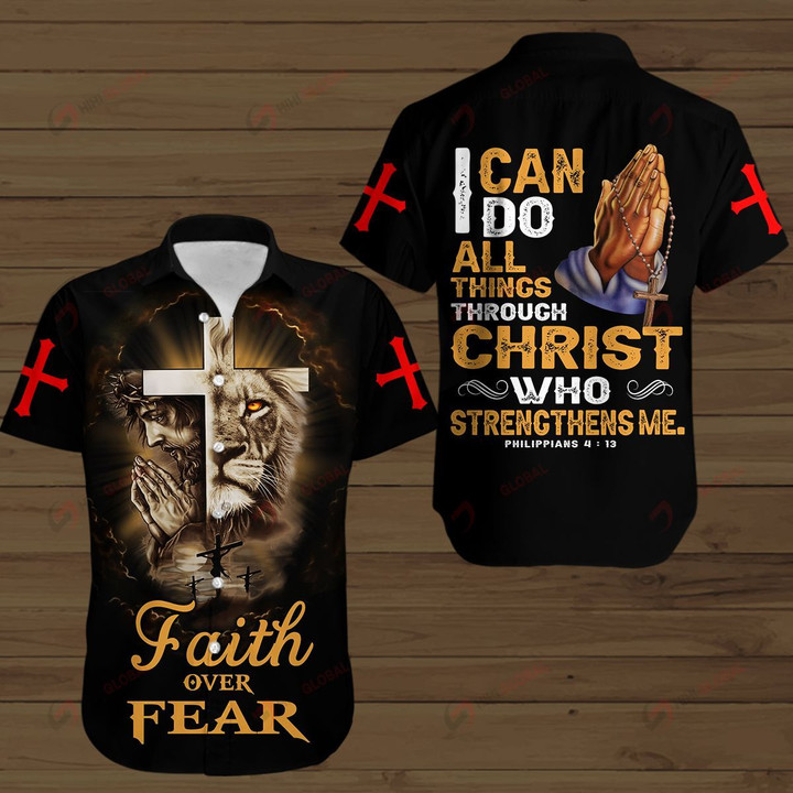 I can do all Things Through Christ Who Strengthens Me ALL OVER PRINTED SHIRTS