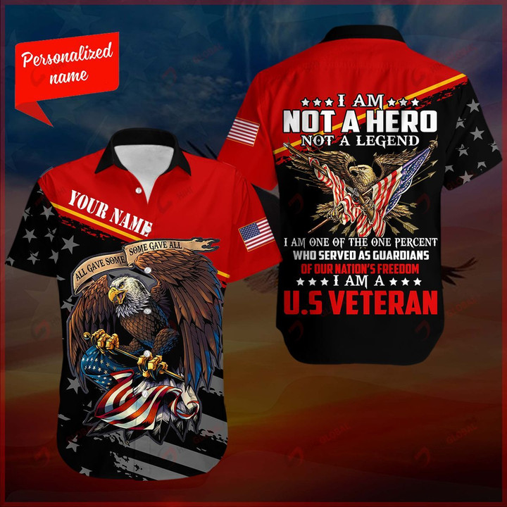I am a Veteran Personalized ALL OVER PRINTED SHIRTS