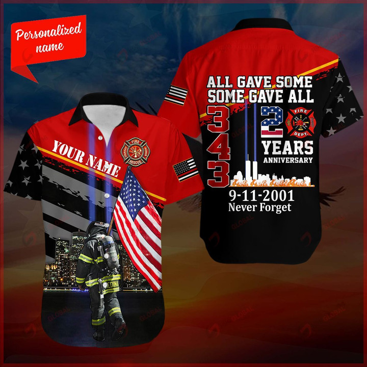 I am US Firefighter Personalized ALL OVER PRINTED SHIRTS
